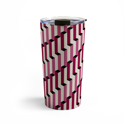 Colour Poems Columns Pattern I Travel Mug