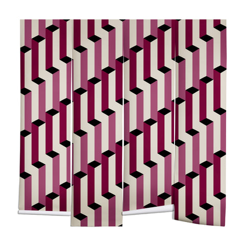 Colour Poems Columns Pattern I Wall Mural