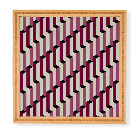 Colour Poems Columns Pattern I Framed Wall Art