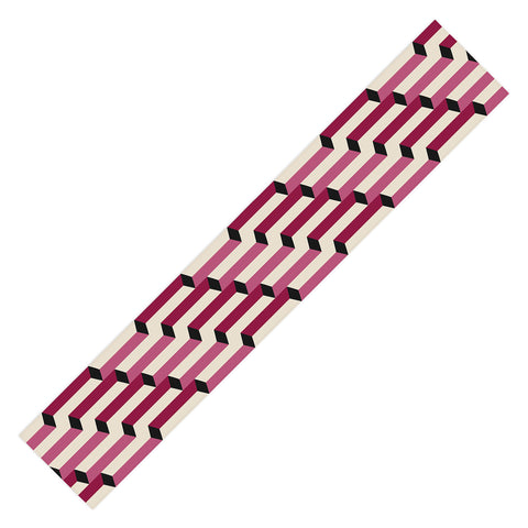Colour Poems Columns Pattern I Table Runner