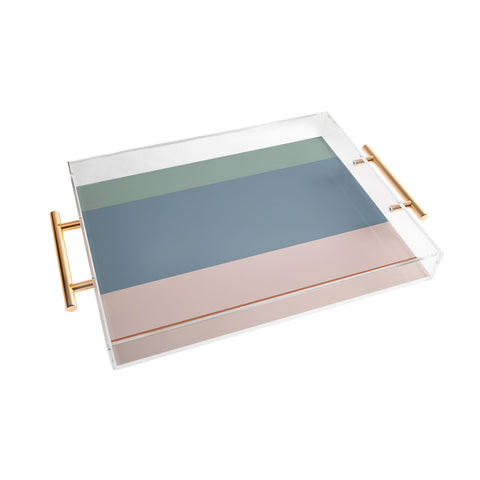 Colour Poems Contemporary Color Block Acrylic Tray