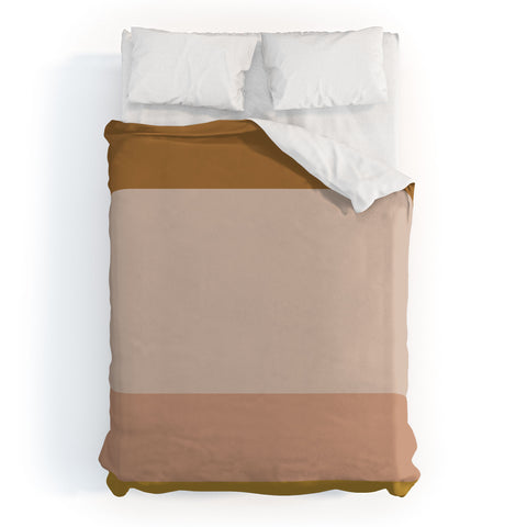 Colour Poems Contemporary Color Block IV Duvet Cover