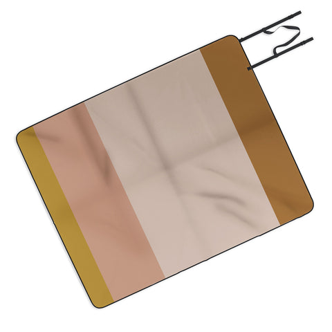 Colour Poems Contemporary Color Block XRhange Picnic Blanket