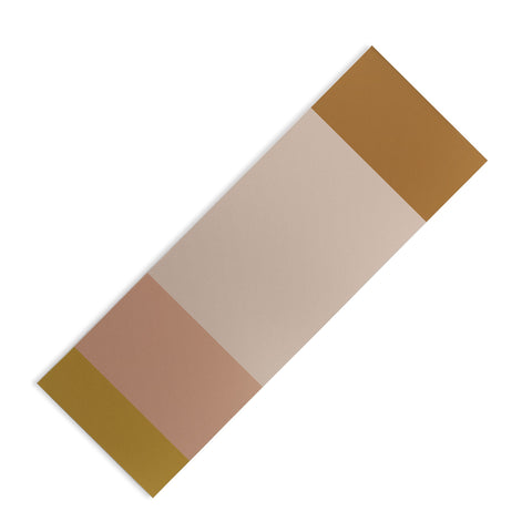 Colour Poems Contemporary Color Block XRhange Yoga Mat