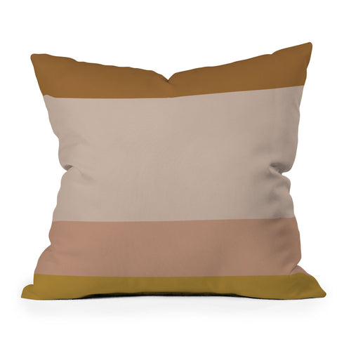 Colour Poems Contemporary Color Block XX Outdoor Throw Pillow