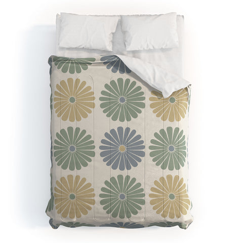 Colour Poems Daisy Pattern Multicolor I Comforter