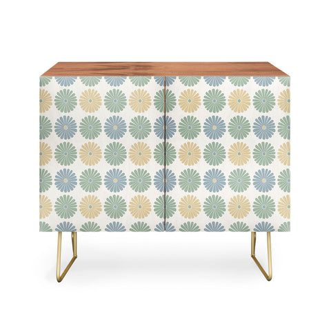 Colour Poems Daisy Pattern Multicolor I Credenza