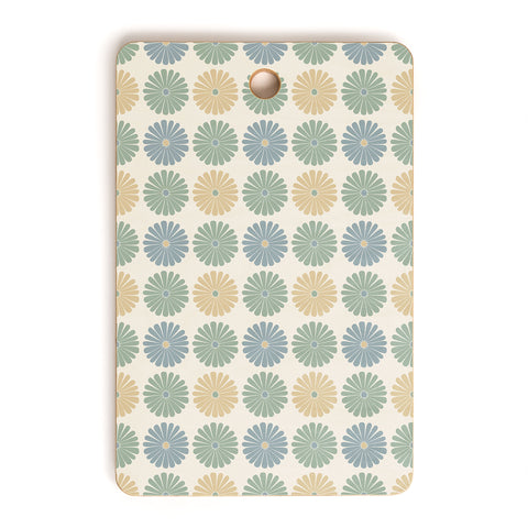 Colour Poems Daisy Pattern Multicolor I Cutting Board Rectangle