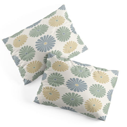 Colour Poems Daisy Pattern Multicolor I Pillow Shams