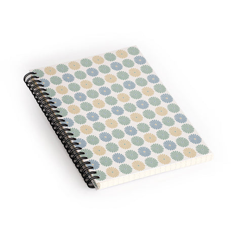 Colour Poems Daisy Pattern Multicolor I Spiral Notebook