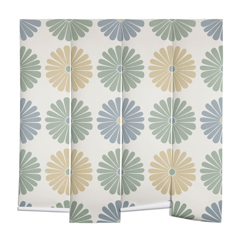 Colour Poems Daisy Pattern Multicolor I Wall Mural