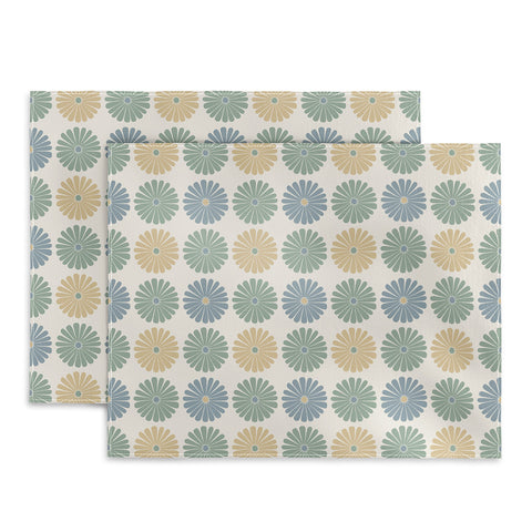 Colour Poems Daisy Pattern Multicolor I Placemat