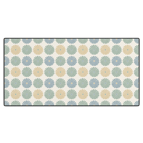Colour Poems Daisy Pattern Multicolor I Desk Mat