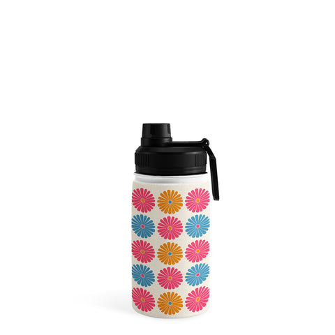 Colour Poems Daisy Pattern Multicolor II Water Bottle