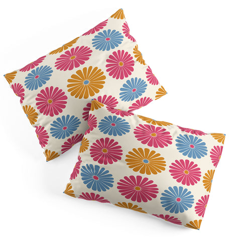 Colour Poems Daisy Pattern Multicolor II Pillow Shams