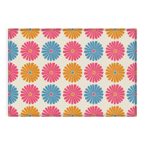 Colour Poems Daisy Pattern Multicolor II Outdoor Rug