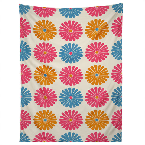 Colour Poems Daisy Pattern Multicolor II Tapestry
