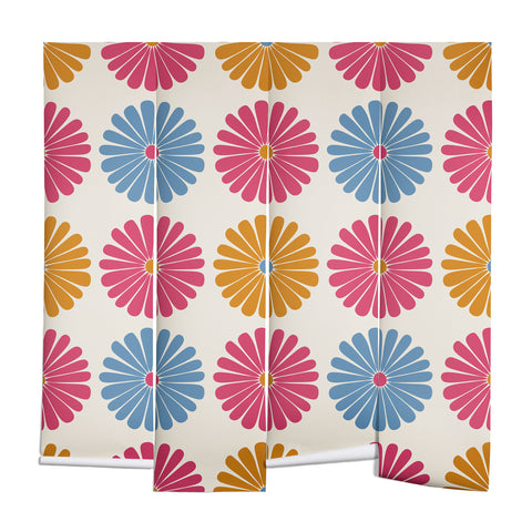 Colour Poems Daisy Pattern Multicolor II Wall Mural