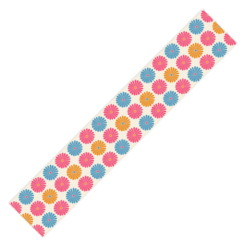 Colour Poems Daisy Pattern Multicolor II Table Runner