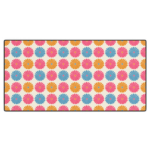 Colour Poems Daisy Pattern Multicolor II Desk Mat