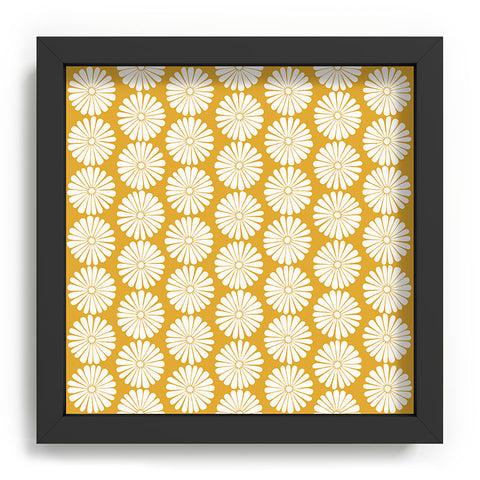 Colour Poems Daisy Pattern XXIV Yellow Recessed Framing Square