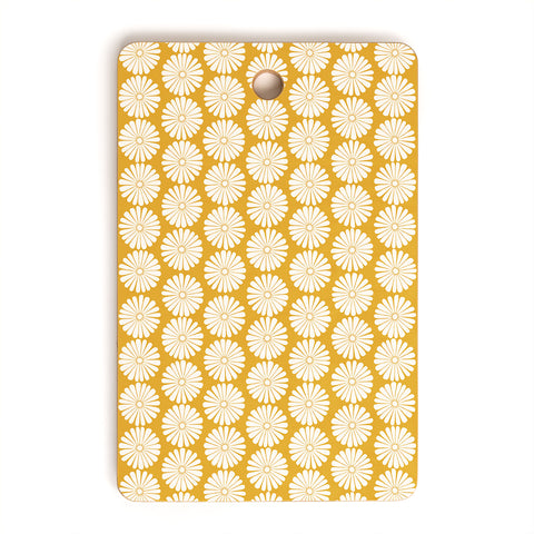 Colour Poems Daisy Pattern XXIV Yellow Cutting Board Rectangle