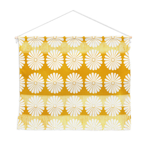 Colour Poems Daisy Pattern XXIV Yellow Wall Hanging Landscape