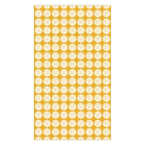Colour Poems Daisy Pattern XXIV Yellow Tablecloth