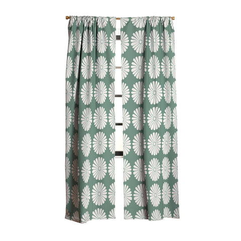 Colour Poems Daisy Pattern XXXIV Green Blackout Non Repeat