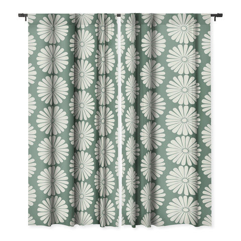 Colour Poems Daisy Pattern XXXIV Green Blackout Non Repeat