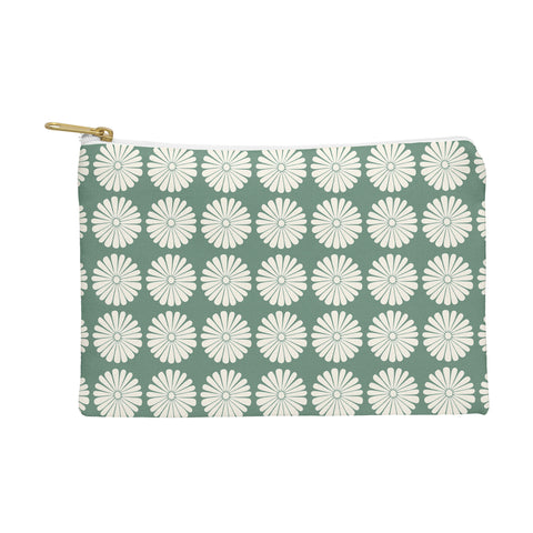 Colour Poems Daisy Pattern XXXIV Green Pouch