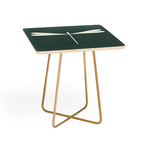 Colour Poems Dragonfly Minimalism Green Side Table