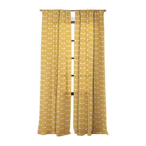 Colour Poems Dragonfly Minimalism Yellow Sheer Non Repeat