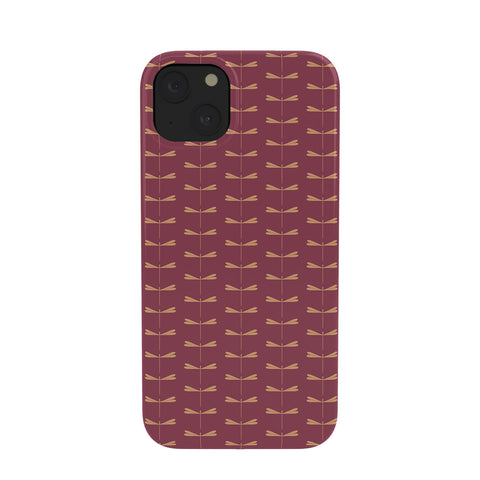 Colour Poems Dragonfly Pattern Mauve Phone Case