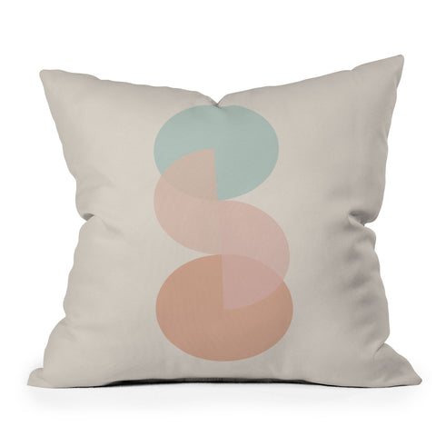 Colour Poems Geometric Harmony II Outdoor Throw Pillow