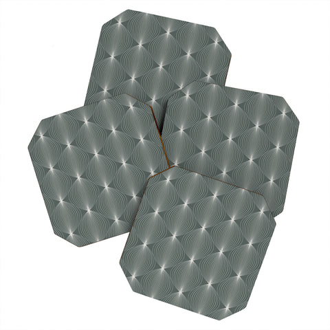 Colour Poems Geometric Orb Pattern V Coaster Set