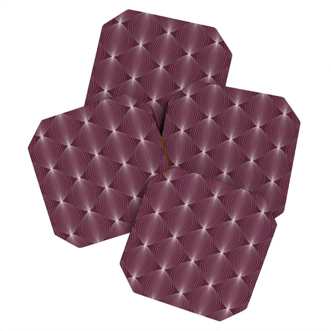 Colour Poems Geometric Orb Pattern X Coaster Set