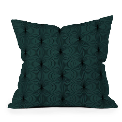 Colour Poems Geometric Orb Pattern XII Outdoor Throw Pillow