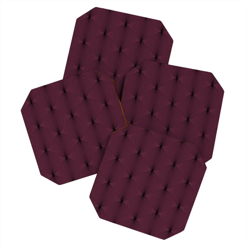 Colour Poems Geometric Orb Pattern XVI Coaster Set