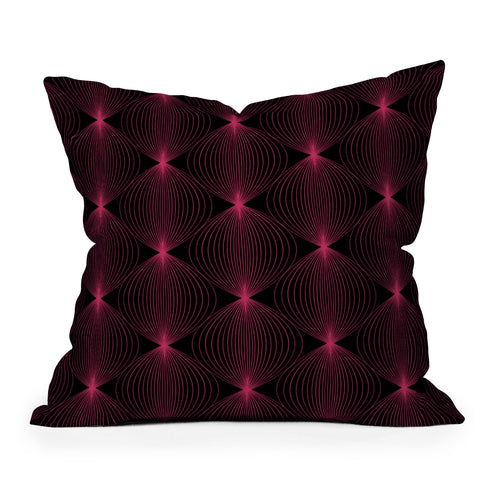 Colour Poems Geometric Orb Pattern XVIII Outdoor Throw Pillow