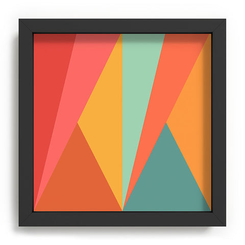 Colour Poems Geometric Triangles Recessed Framing Square