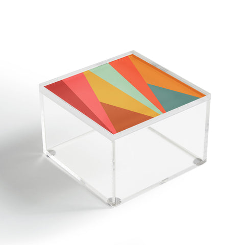 Colour Poems Geometric Triangles Acrylic Box