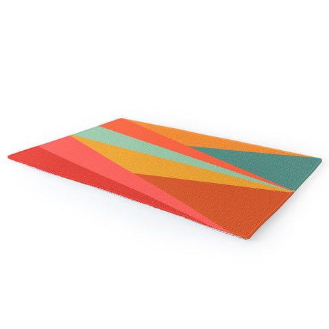 Colour Poems Geometric Triangles Area Rug