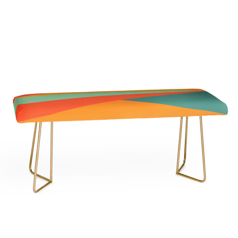 Colour Poems Geometric Triangles Bench