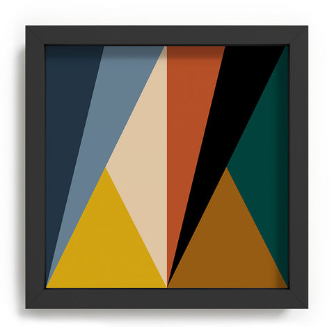Colour Poems Geometric Triangles Bold Recessed Framing Square