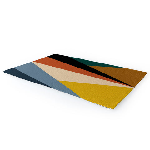 Colour Poems Geometric Triangles Bold Area Rug