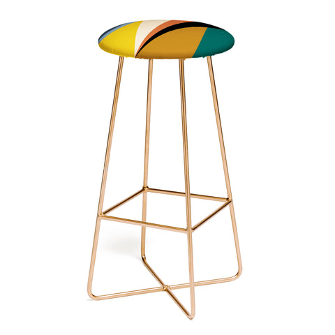 Colour Poems Geometric Triangles Bold Bar Stool