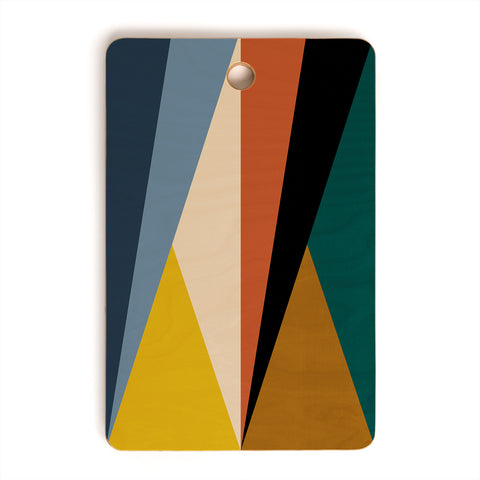 Colour Poems Geometric Triangles Bold Cutting Board Rectangle