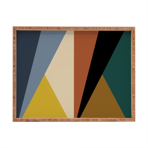 Colour Poems Geometric Triangles Bold Rectangular Tray