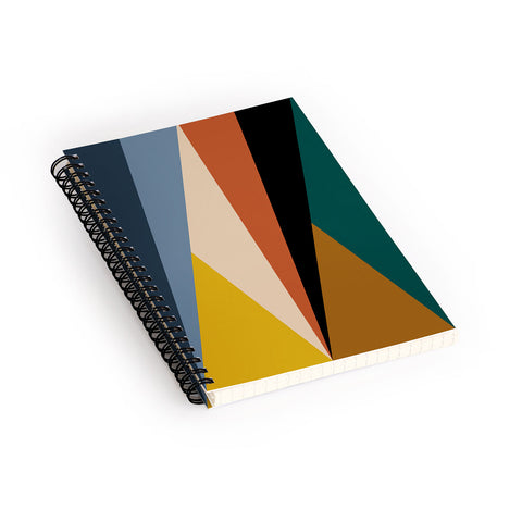 Colour Poems Geometric Triangles Bold Spiral Notebook